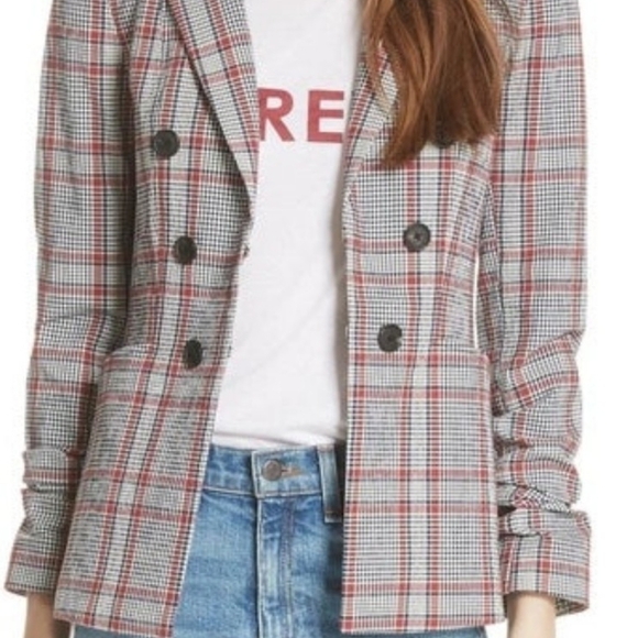 VERONICA BEARD CALDWELL DICKEY PLAID BLAZER EXCELLENT CONDITION SIZE 0 - Picture 4 of 5